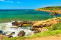 Ruins of Tipasa, a Roman colonia in Algeria, North Africa Royalty Free Stock Photo