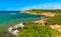 Ruins of Tipasa, a Roman colonia in Algeria, North Africa Royalty Free Stock Photo