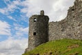 Ruins of the tower of Kilchurn Castle in Scotland Royalty Free Stock Photo