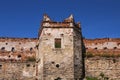 Ruins of the tower of the old castle Royalty Free Stock Photo