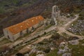 Ruins in Trevejo in Caceres, Estremadura in Spain Royalty Free Stock Photo