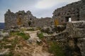 Ruins in Trevejo in Caceres, Estremadura in Spain Royalty Free Stock Photo