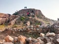 Ruins of Tughlakabad fort in New Delhi India