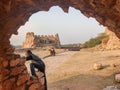 Ruins of Tughlakabad fort in New Delhi India