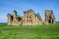 The ruins of Tynemouth priory and castle Royalty Free Stock Photo