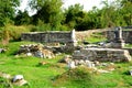 Ruins in Ulpia Traiana Augusta Dacica Sarmizegetusa