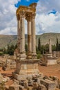 Ruins of the Umayyad Aanjar Anjar Beeka Lebanon Royalty Free Stock Photo