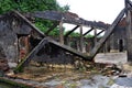 Ruins from Vietnam war at Hue citadel