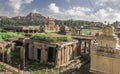 Ruins of Vijayanagar, the former capital of the Vijayanagar Empire, in Hampi