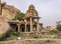 Ruins of Vijayanagar, the former capital of the Vijayanagar Empire, in Hampi