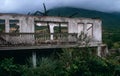 Ruins at a village in Kosovo. Royalty Free Stock Photo