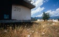 Ruins at a village in Kosovo. Royalty Free Stock Photo