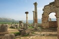 The ruins of Volubilis Capitol Royalty Free Stock Photo