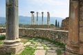 The ruins of Volubilis Capitol Royalty Free Stock Photo