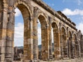 Ruins at Volubilis Morocco Royalty Free Stock Photo