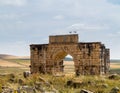 Ruins at Volubilis Morocco Royalty Free Stock Photo