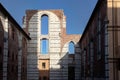 Ruins wall Duomo Santa Maria Assunta Assumption Mary cathedral, Siena, Tuscany, Italy