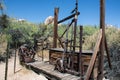 Ruins of the Wall Street Mill, an abandoned mining facility in Joshua Tree National Park