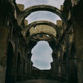 Ruins of the war in Belchite Royalty Free Stock Photo