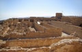 Ruins of warehouse in Masada fortress