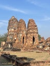 Ruins of Wat Maha That in Ayutthaya. Thailand