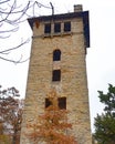 Close up of the Water tower ruins of the HaHa Tonka Castle