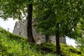 The ruins of Werdenfels Castle between Garmisch and Farchant in Bavaria, Germany