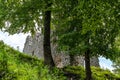 The ruins of Werdenfels Castle between Garmisch and Farchant in Bavaria, Germany