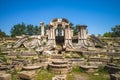 Ruins in Yuanming yuan at Beijing, China Royalty Free Stock Photo