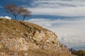 Ruins of the zapotec pre-hispanic city Monte Alban, Oaxaca Royalty Free Stock Photo