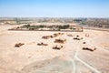 Ruins of Zoroastrian Towers of Silence Yazd. Iran. Royalty Free Stock Photo