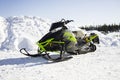 Ruka Finland 20 march 2020: Snow mobile Arctic Cat