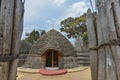 Rukari Palace Museum in Nyanza, Rwanda. Royalty Free Stock Photo