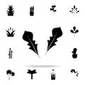 rukola icon. Plants icons universal set for web and mobile Royalty Free Stock Photo