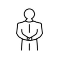 Ruku icon vector isolated on white background, Ruku sign , thin line design elements in outline style
