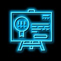 rule company neon glow icon illustration Royalty Free Stock Photo