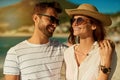 Rule number one When its hot out, go out. a happy young couple enjoying a summers day outdoors.