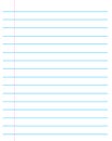 Ruled paper / Lined page Royalty Free Stock Photo
