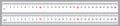 Set for Rulers 30 cm. Precise measuring tool. Ruler grid 300 mm. Metric centimeter size indicators