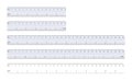 Ruler in Cms Centimeters and Inches scale. On both direction Scale or adjust the height of hole artboard to 600px to get the st Royalty Free Stock Photo