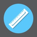 Ruler flat icon