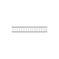 Ruler icon isolated. Straightedge symbol