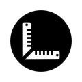 Ruler icon, size measurement