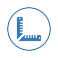 Ruler icon, size measurement