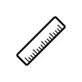 ruler line icon. measuring unit cm. suitable for web design and mobile applications. Royalty Free Stock Photo