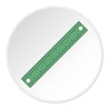 Ruler, rectangular shape icon circle