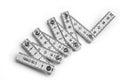 Ruler ( yardstick ) for measurements Royalty Free Stock Photo