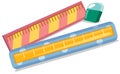 Rulers and eraser