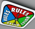 Rules Board Game Spinner Regulation Compliance Play Compete