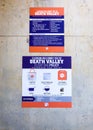 Rules for Entrance to Memorial Stadium on Campus of Clemson University Royalty Free Stock Photo